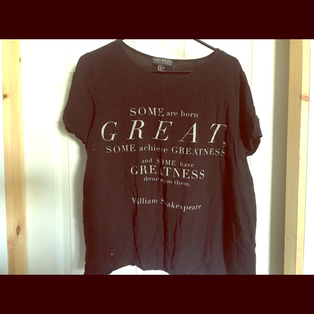 Shakespeare T-Shirt! From FOREVER 21